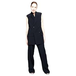Autre Marque-Raey Dream Fluid Sleeveless Jacket-Black