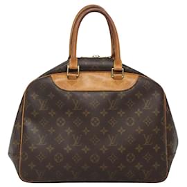 Louis Vuitton-LOUIS VUITTON Monogram Deauville Hand Bag M47270 LV Auth BA768-Monogram