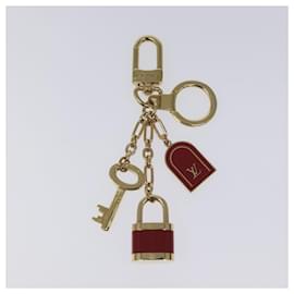 Louis Vuitton-LOUIS VUITTON Porte Cles Kaduna Charm metal Gold M60073 LV Auth EC593-Golden
