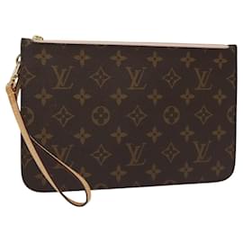 Louis Vuitton-LOUIS VUITTON Monogram Neverfull MM Pouch Accessory Pouch LV Auth EC564-Monogram