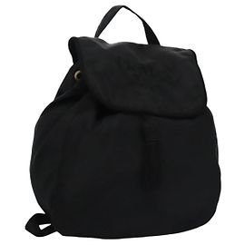 Sac à dos PRADA en nylon noir Auth bs23399 Noir