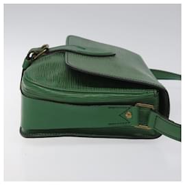 Louis Vuitton-LOUIS VUITTON Epi Cartouchiere MM Shoulder Bag Green M52244 LV Auth hk2184-Green
