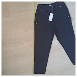 Reiss-Pants, leggings-Black
