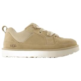 Ugg-M Lo Lowmel Sneakers - UGG - Leather - Beige-Brown,Beige
