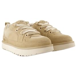 Ugg-M Lo Lowmel Sneakers - UGG - Leather - Beige-Brown,Beige