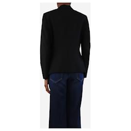 Autre Marque-Balenciaga Paris Black single-buttoned blazer - size UK 8-Black