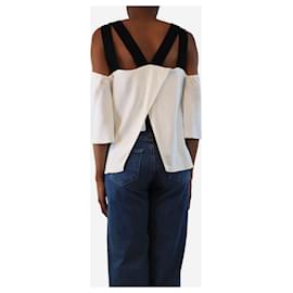 Roland Mouret-White shoulderless top - size UK 6-White