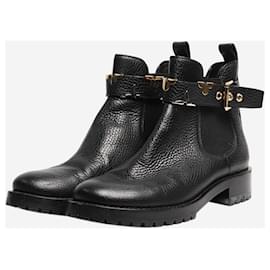 Louis Vuitton-Black Chelsea boot - EU 39.5-Black