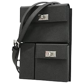 Hermès-Sac à épaule Hermes Kelly Multi Poche À Emporter-Noir
