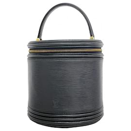 Louis Vuitton-Louis Vuitton Epi Cannes Handbag in Noir-Black