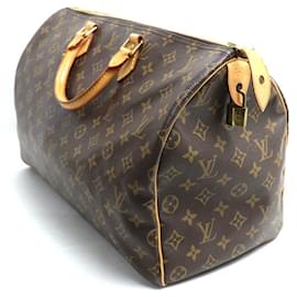 Louis Vuitton-Louis Vuitton Speedy 40 Boston Bag-Brown