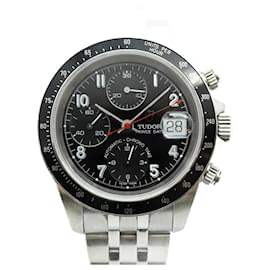 Autre Marque-Tudor Chrono Time Tiger 79260 Black Dial Men's Watch-Other