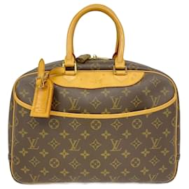 Louis Vuitton-Louis Vuitton Monogram Deauville Handbag-Brown