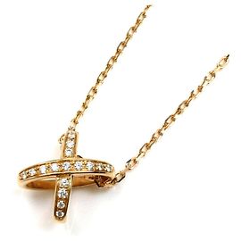 Colar de diamantes Jeux de Liens em ouro rosa K18PG da Chaumet Outro
