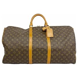 Louis Vuitton-Louis Vuitton Boston Bag Monogram Keepall Bandouliere 60-Brown
