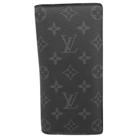 Louis Vuitton-Louis Vuitton Long Wallet Monogram Eclipse-Black