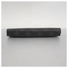 Louis Vuitton-Louis Vuitton Long Wallet Monogram Eclipse-Black