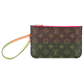 Louis Vuitton-Pochete Neverfull Monograma Marrom Louis Vuitton-Marrom