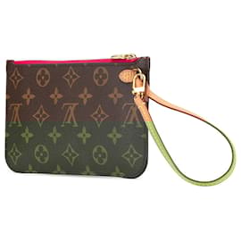 Louis Vuitton-Pochete Neverfull Monograma Marrom Louis Vuitton-Marrom