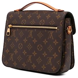 Louis Vuitton-Louis Vuitton Brown Monogram Pochette Metis-Brown