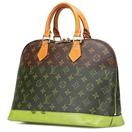 Louis Vuitton-Louis Vuitton Brown Monogram Alma PM-Brown