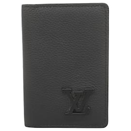 Louis Vuitton-Louis Vuitton Noir Business Card Holder-Black