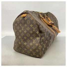 Louis Vuitton-Louis Vuitton Monogram Keepall 55 Boston Bag-Brown