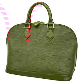 Louis Vuitton-Louis Vuitton Epi Alma Handbag in Castilian Red-Red
