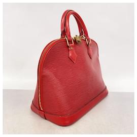 Louis Vuitton-Louis Vuitton Epi Alma Handbag in Castilian Red-Red