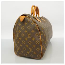 Louis Vuitton-Louis Vuitton Monogram Speedy 40 Handbag-Brown