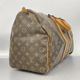 Louis Vuitton-Louis Vuitton Monogram Keepall 45 Boston Bag-Brown
