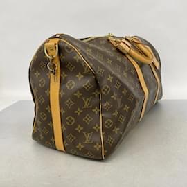 Louis Vuitton-Louis Vuitton Boston Bag Monogram Keepall Bandouliere 50-Brown