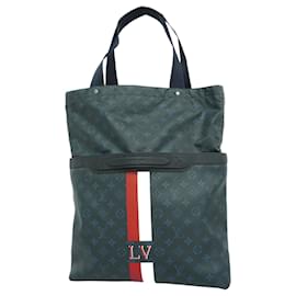 Louis Vuitton-Louis Vuitton Cobalt Monogram Tote Bag-Blue