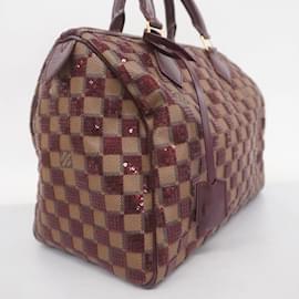 Louis Vuitton-Louis Vuitton Damier Payette Speedy 30 Handbag-Red,Damier ebene