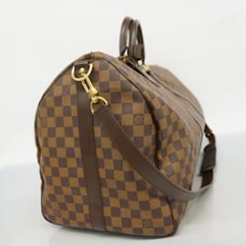 Louis Vuitton-Louis Vuitton Boston Bag Damier Keepall Bandouliere 55-Damier ebene