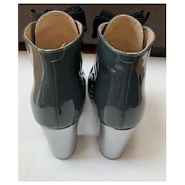 Chanel-Bottines-Noir,Vert