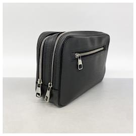 Louis Vuitton-Louis Vuitton Taiga Neo Pavel Clutch Bag-Grey