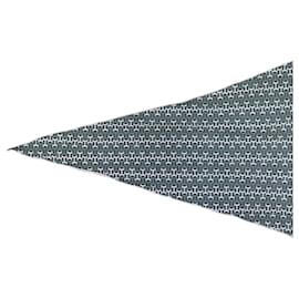 Hermès-NEUF FOULARD HERMES LOSANGE CACHEMIRE ET SOIE VERT NEW CASHMERE SILK SCARF-Vert