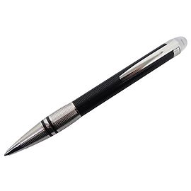 NINE MONTBLANC STARWALKER DOUE 38012 BLACK RESIN BALLPOINT PEN Black