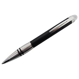 Montblanc-NINE MONTBLANC STARWALKER DOUE 38012 BLACK RESIN BALLPOINT PEN-Black