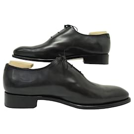 Santoni-SANTONI CARTER 11732 OXFORD ONE CUT 9 IT 44 FR SHOE TREES-Black