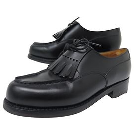 NINE JM WESTON 641 DERBY GOLF 5D 39 IN BLACK LEATHER Black