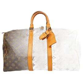 Louis Vuitton-Louis Vuitton Monogram Keepall 45 Boston Bag-Brown