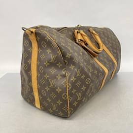 Louis Vuitton-Louis Vuitton Monogram Keepall Bandouliere 55-Brown