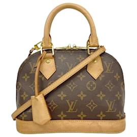 Louis Vuitton-Louis Vuitton Monogram Alma BB Handbag-Brown