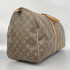 Louis Vuitton-Louis Vuitton Monogram Keepall 50 Boston Bag-Brown