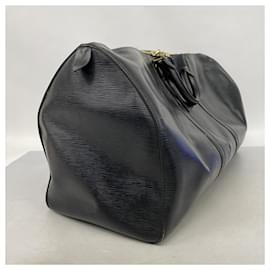 Louis Vuitton-Louis Vuitton Epi Keepall 55 Boston Bag-Black