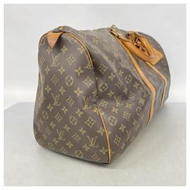 Louis Vuitton-Louis Vuitton Boston Bag Monogram Keepall 50-Brown