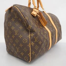 Louis Vuitton-Louis Vuitton Monogram Keepall 45 Boston Bag-Brown