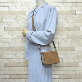 Fendi-Fendi Zucca Shoulder Bag-Brown